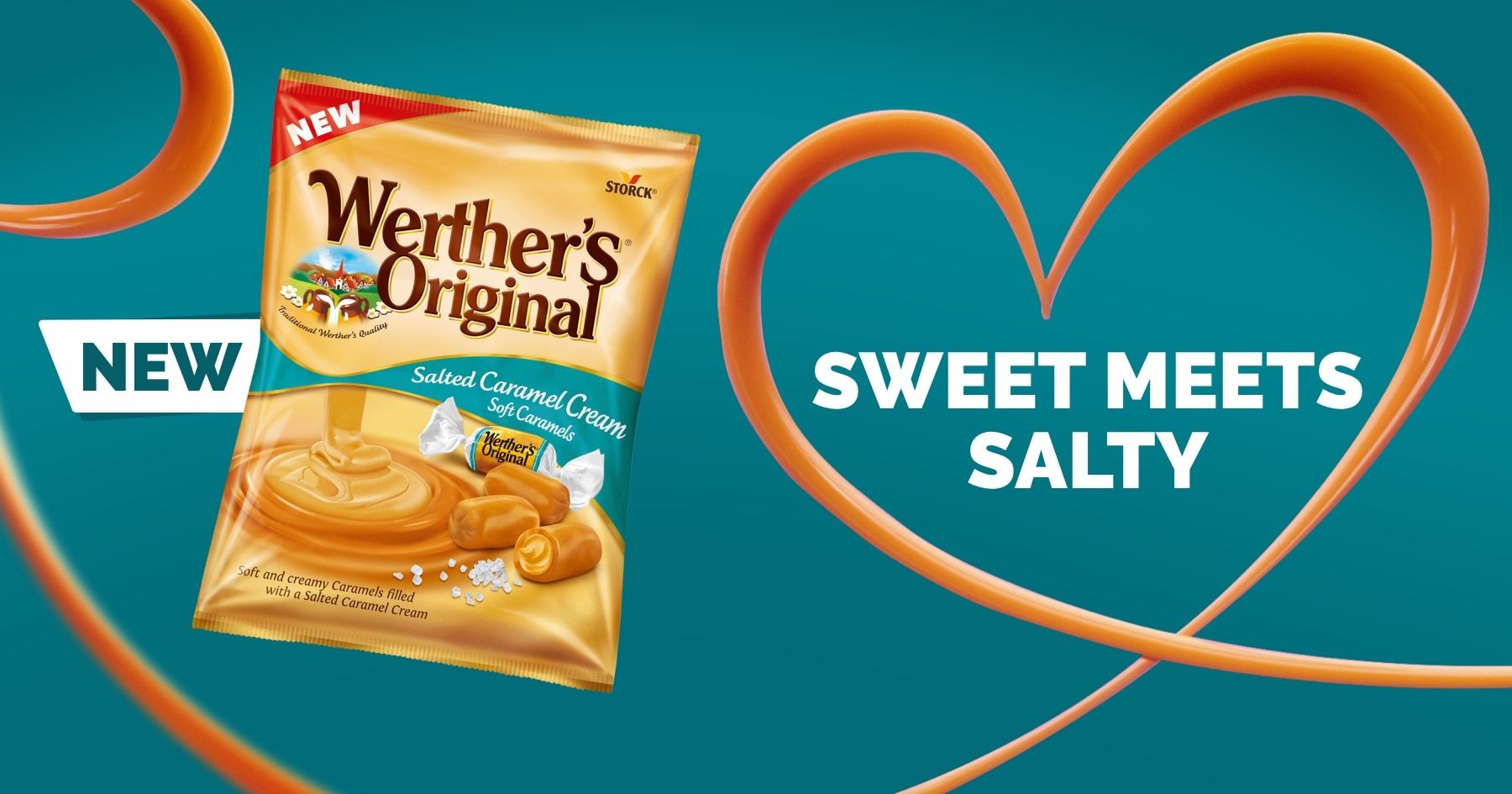 Sweet meets salty the new Werther's Original Salted Caramel!