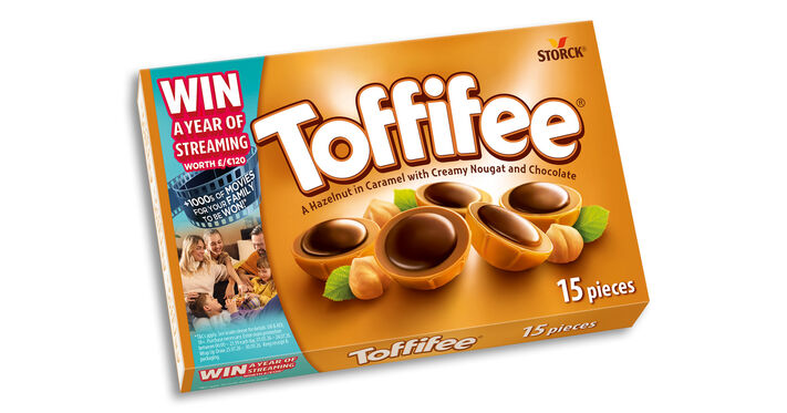 TOFFIFEE RETURNS WITH THE BIGGEST EVER ON-PACK PROMOTION OFFERING SHOPPERS A YEAR OF STREAMING