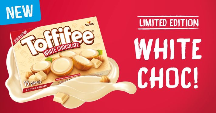Smooth and creamy: The new Toffifee White Chocolate Limited Edition.